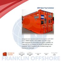 Dry Goods Container - 20ft Open Top Container